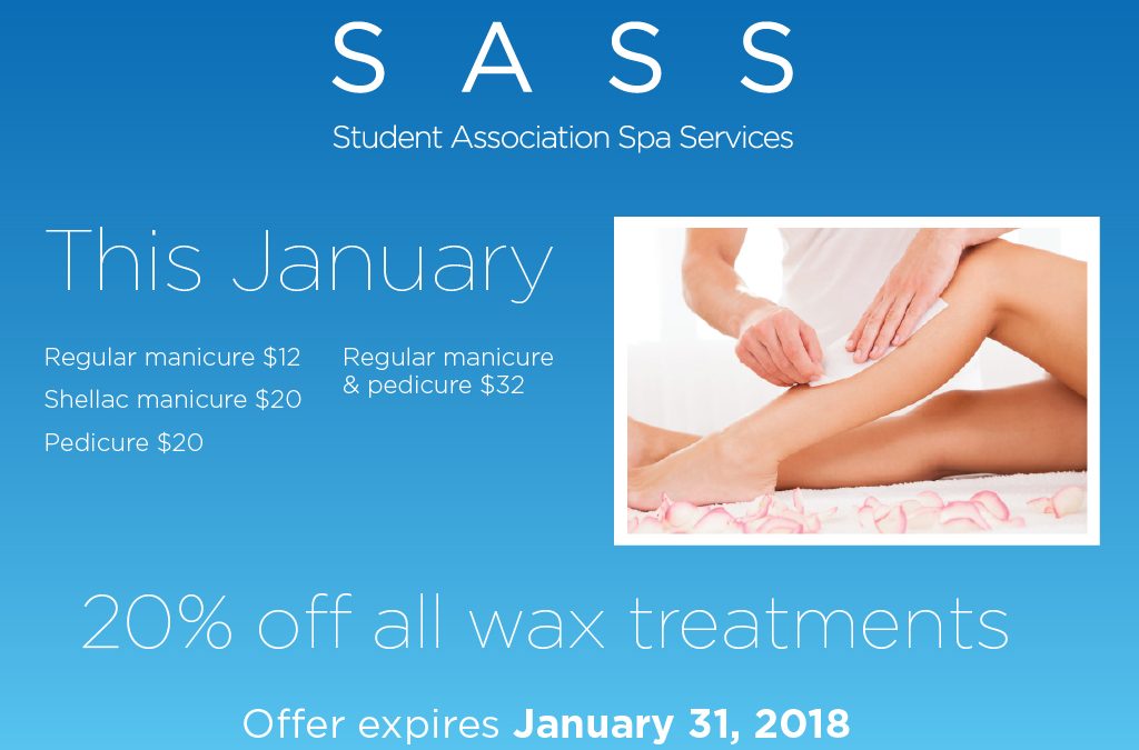 Specials at SASS this new year