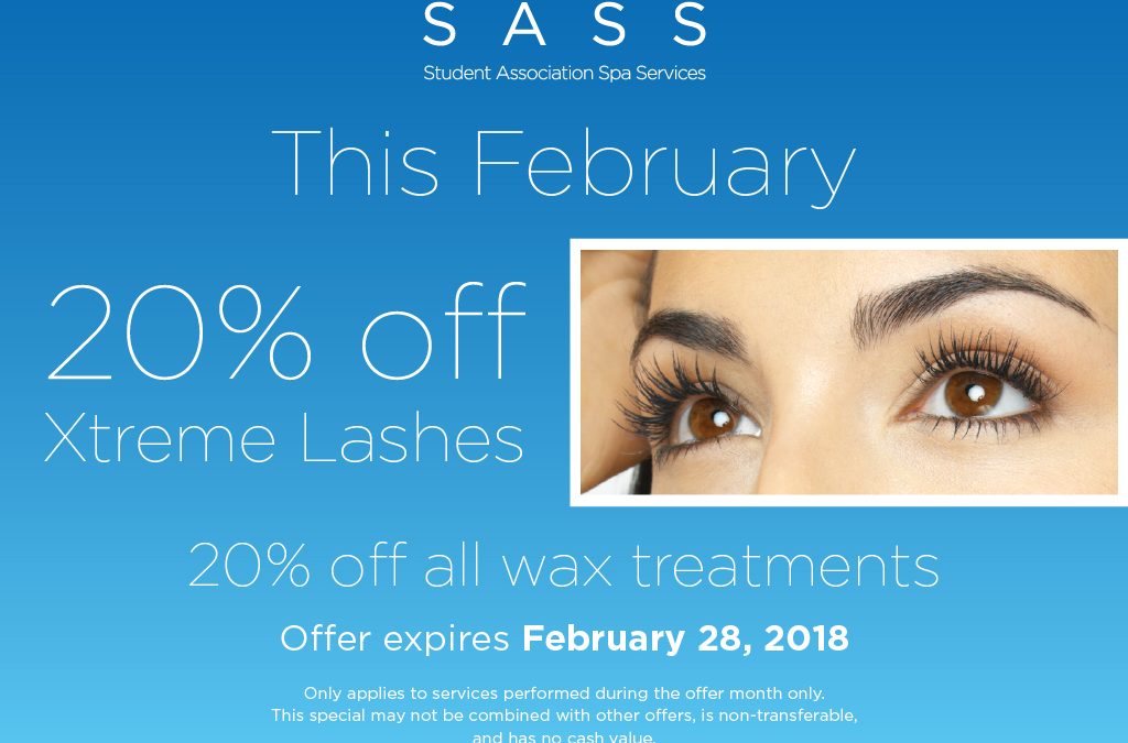 SASS specials this February
